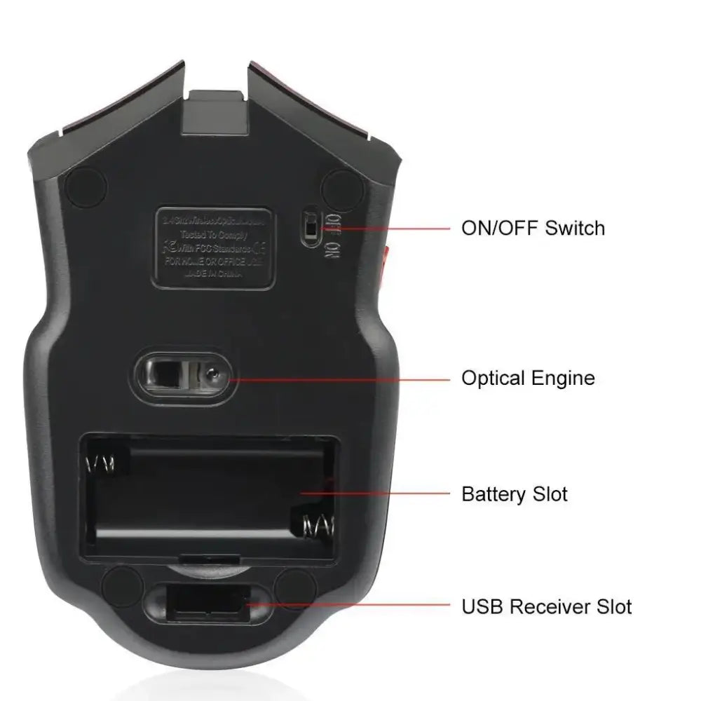 2.4G Wireless Gaming Mouse – 1600DPI