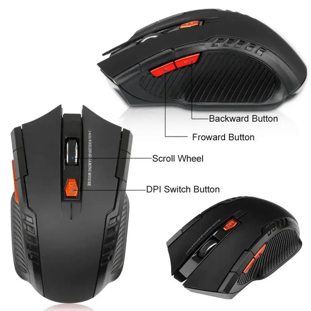 2.4G Wireless Gaming Mouse – 1600DPI