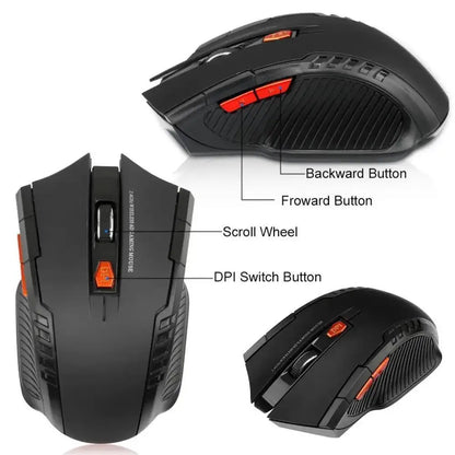 2.4G Wireless Gaming Mouse – 1600DPI