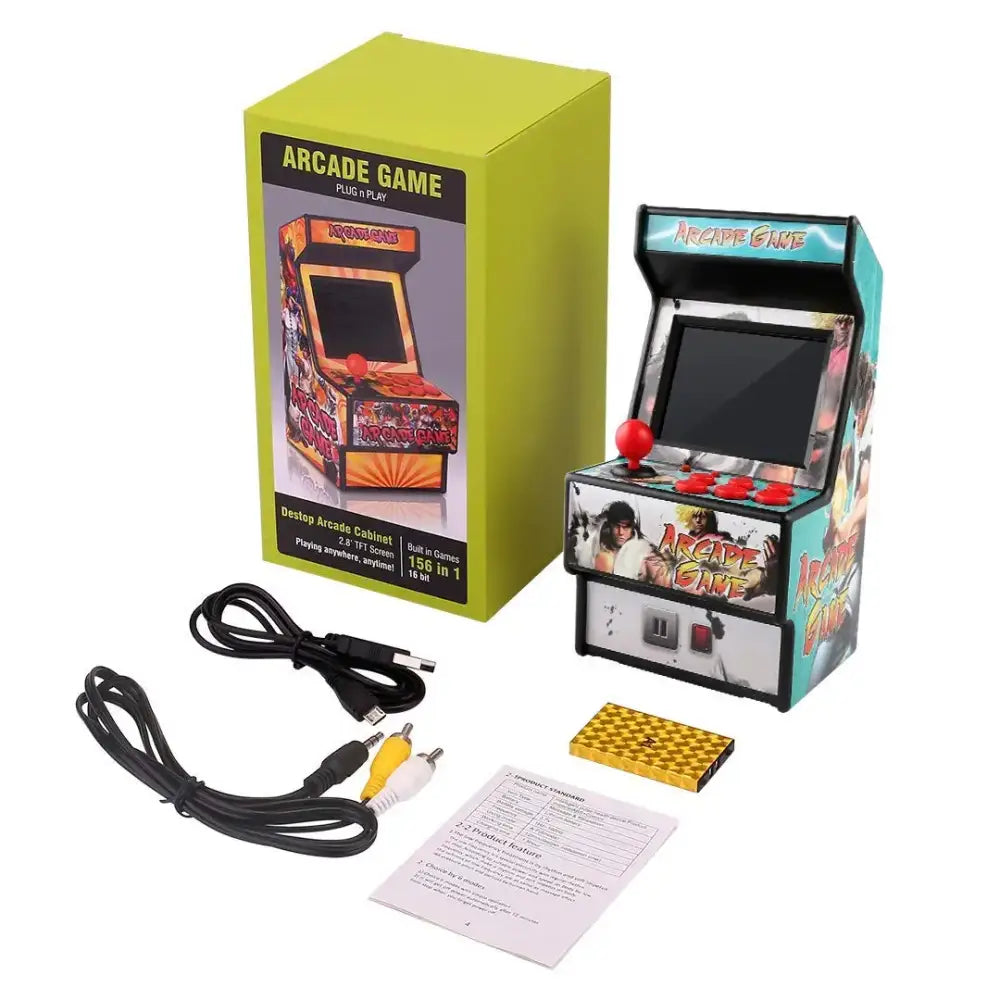2.8" 16-Bit Mini Handheld Arcade – 150+ SEGA Classics (5 designs available)