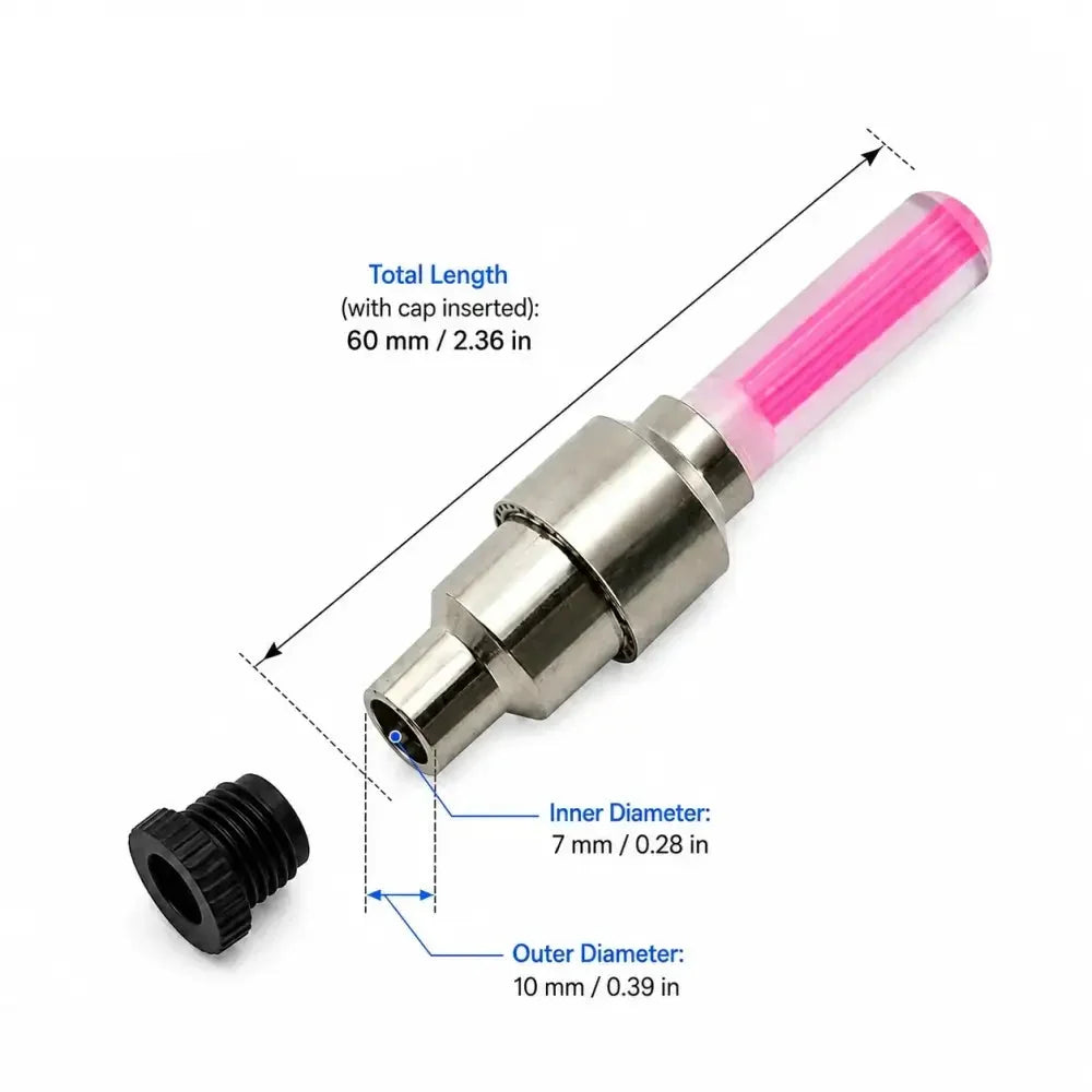 2-8PCS Waterproof LED Bicycle Spoke & Valve Cap Lights