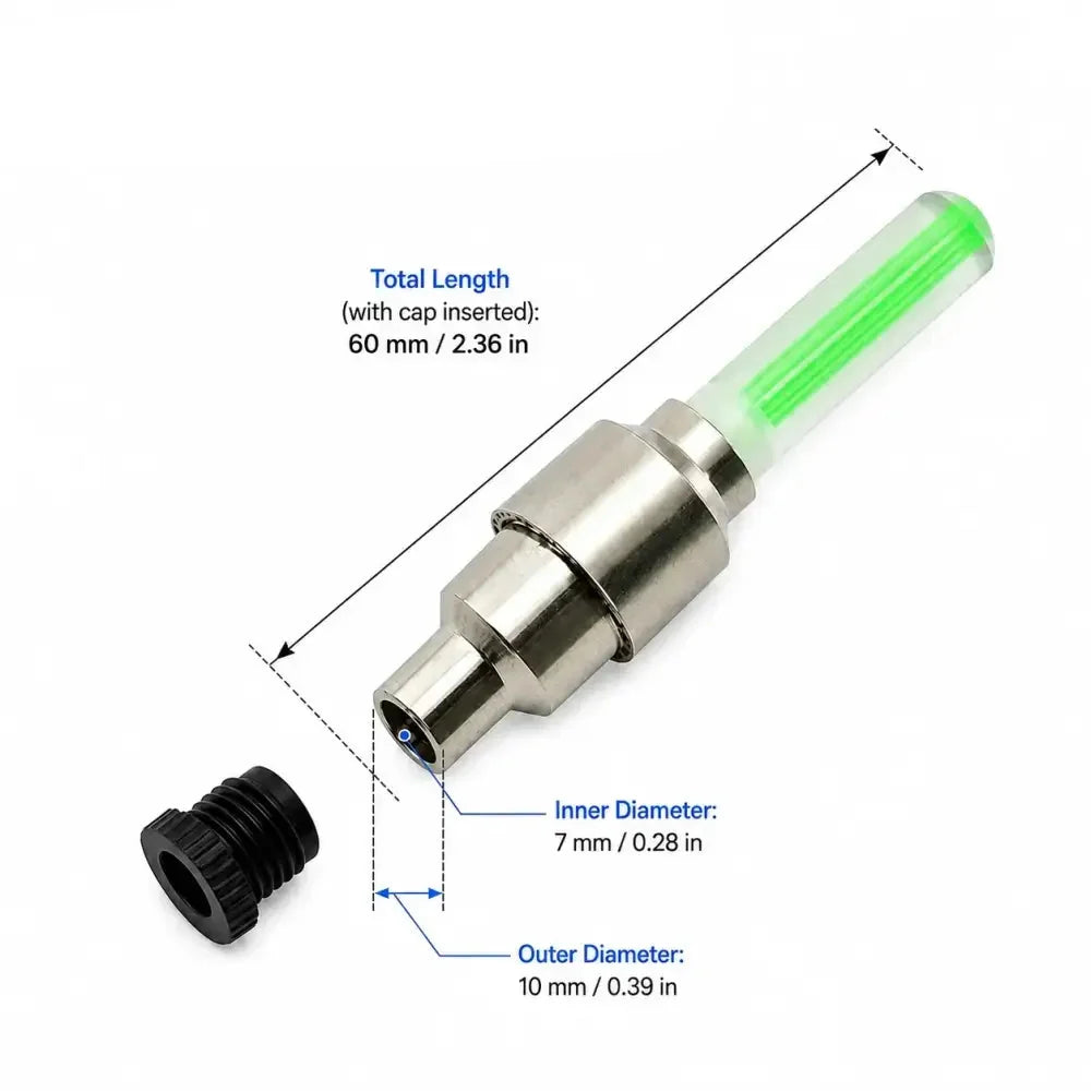 2-8PCS Waterproof LED Bicycle Spoke & Valve Cap Lights