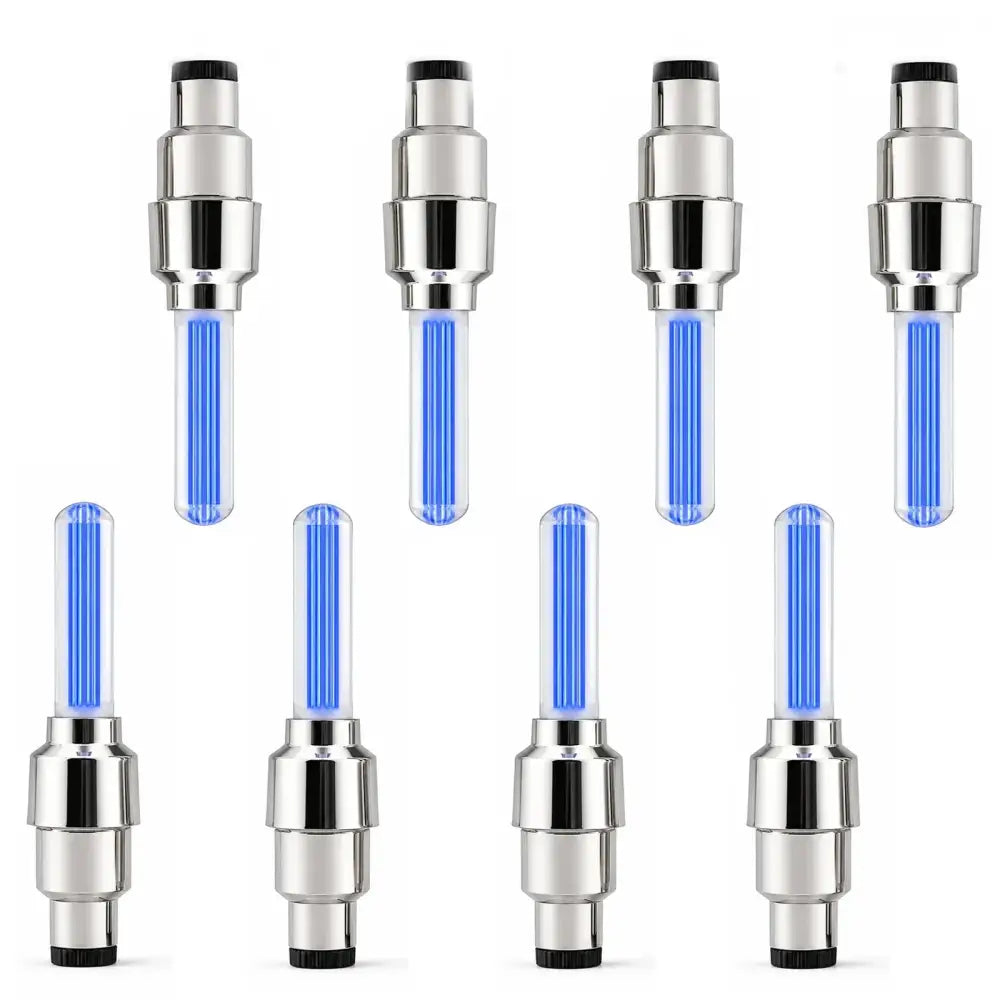 2-8PCS Waterproof LED Bicycle Spoke & Valve Cap Lights