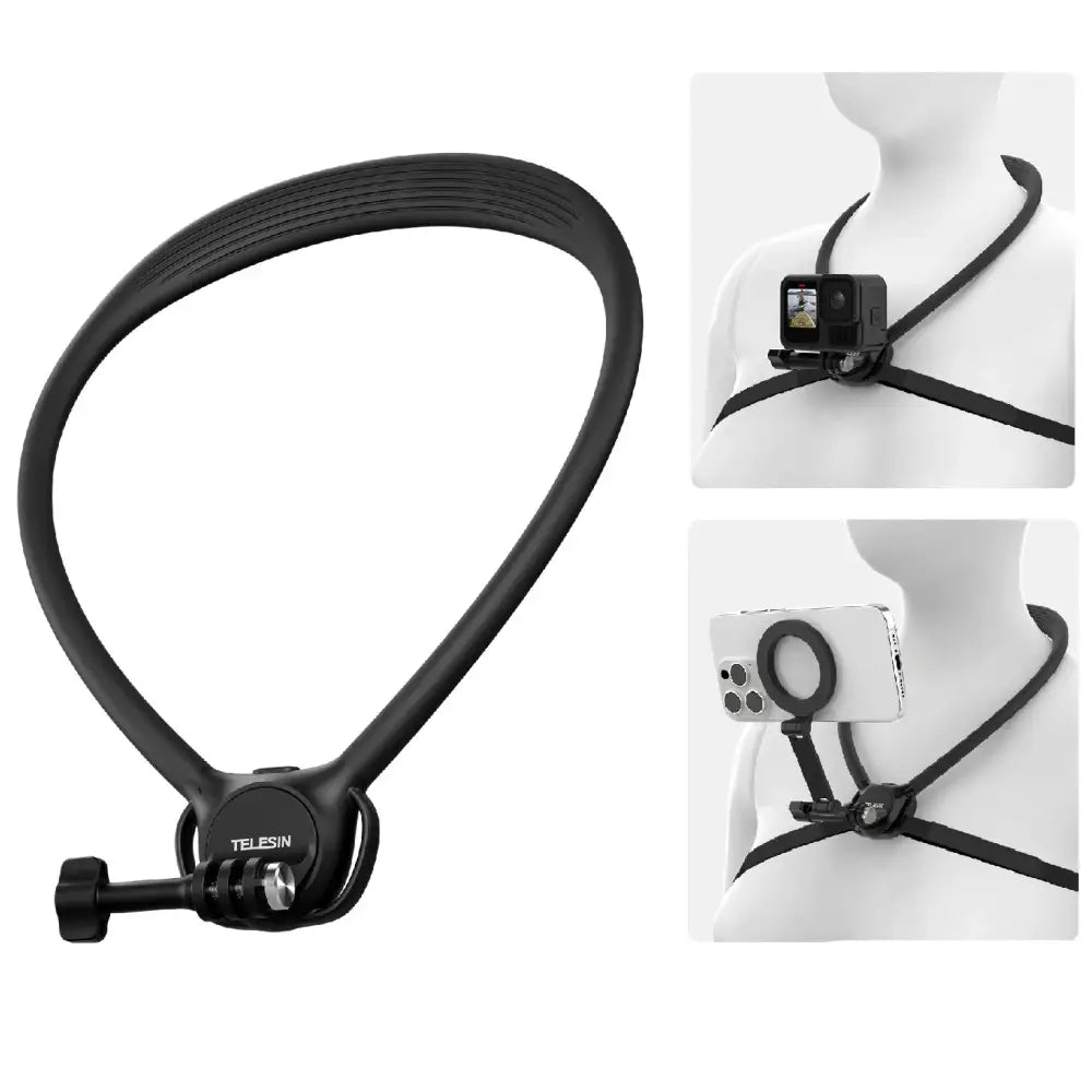 2-in-1 Action Camera Neck Mount