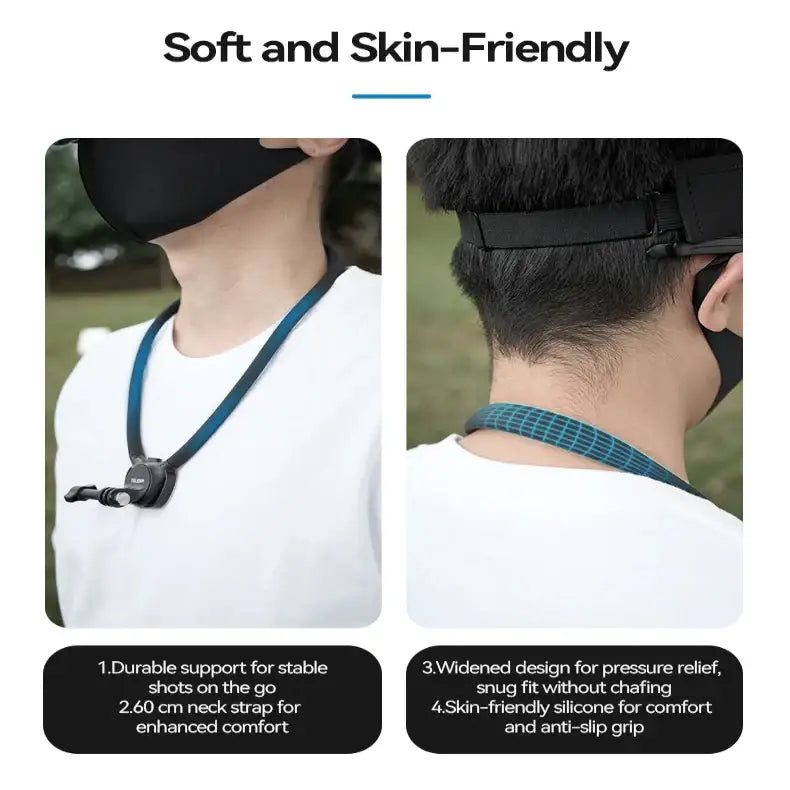 2-in-1 Action Camera Neck Mount