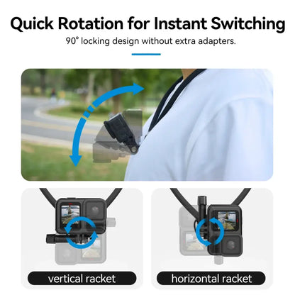 2-in-1 Action Camera Neck Mount
