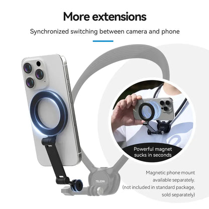 2-in-1 Action Camera Neck Mount