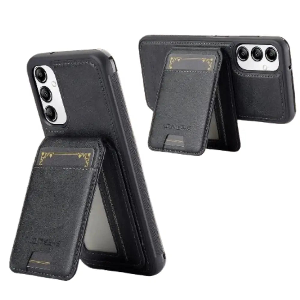2-in-1 Leather Case for Samsung Series (Black)