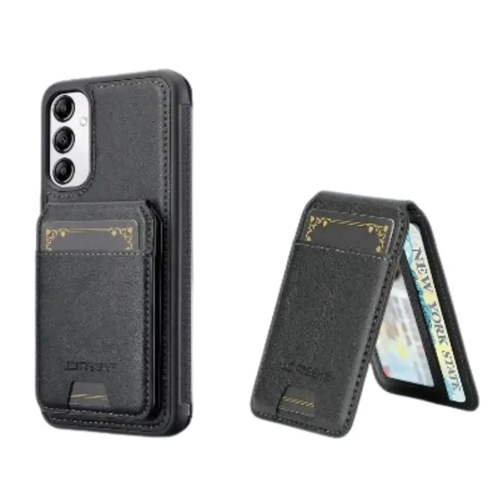 2-in-1 Leather Case for Samsung Series (Black)
