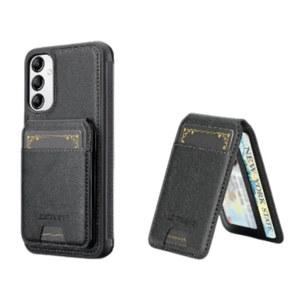 2-in-1 Leather Case for Samsung Series (Black)