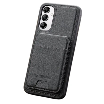 2-in-1 Leather Case for Samsung Series (Black)