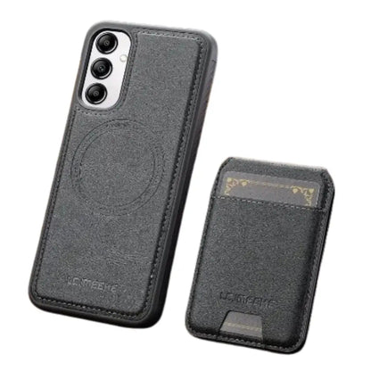 2-in-1 Leather Case for Samsung Series (Black)