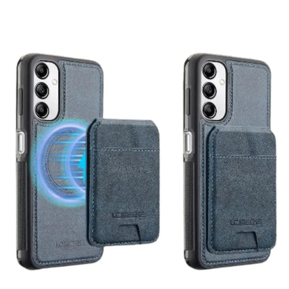 2-in-1 Leather Case for Samsung Series (Blue)