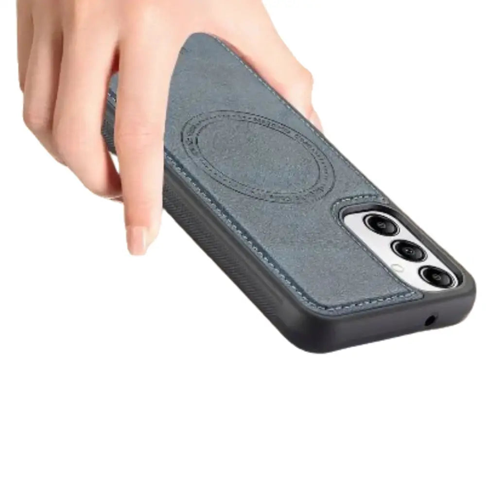 2-in-1 Leather Case for Samsung Series (Blue)