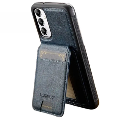 2-in-1 Leather Case for Samsung Series (Blue)