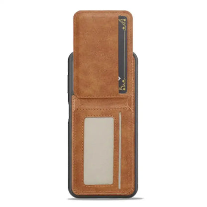 2-in-1 Leather Case for Samsung Series (Brown)
