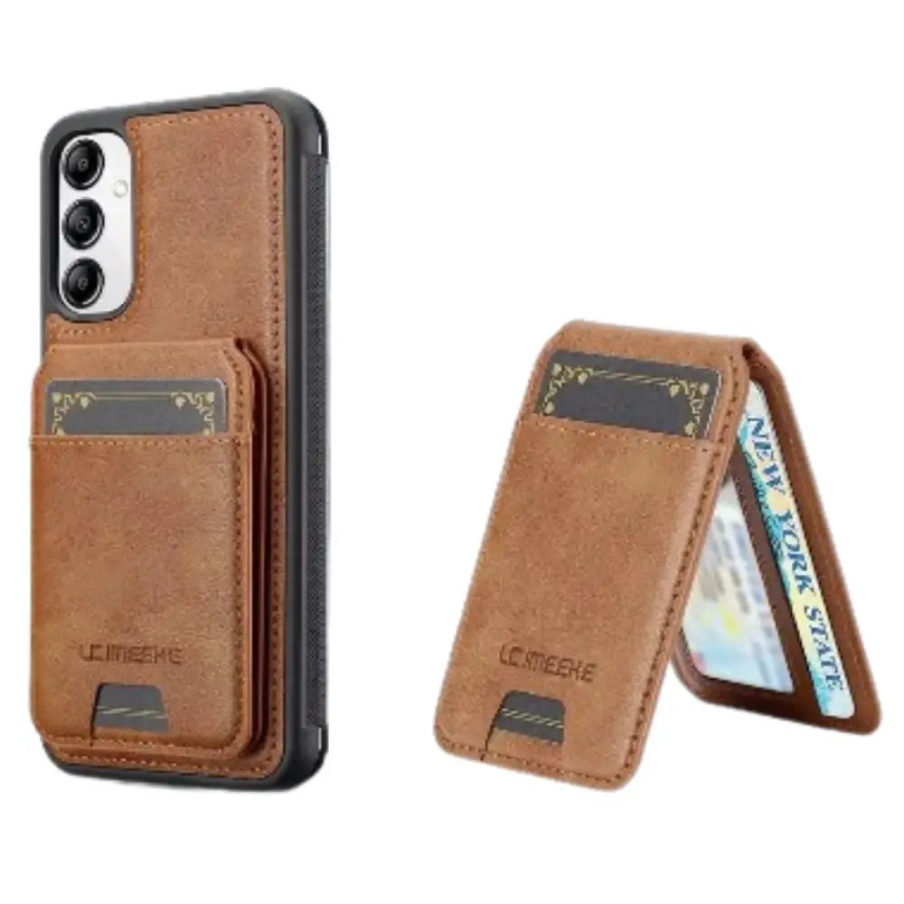 2-in-1 Leather Case for Samsung Series (Brown)