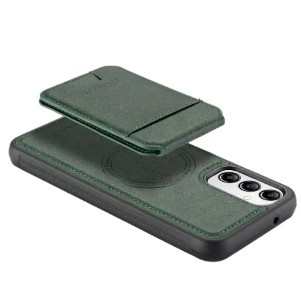 2-in-1 Leather Case for Samsung (Green)