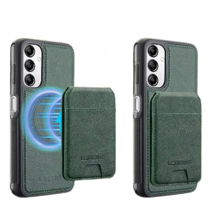 2-in-1 Leather Case for Samsung (Green)