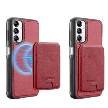2-in-1 Leather Case for Samsung Series (Red)