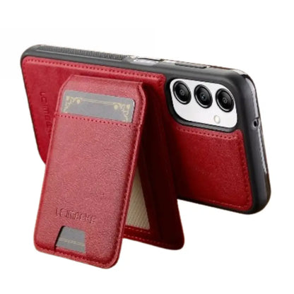 2-in-1 Leather Case for Samsung Series (Red)