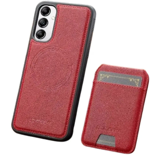 2-in-1 Leather Case for Samsung Series (Red)