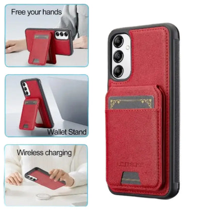 2-in-1 Leather Case for Samsung Series (Red)
