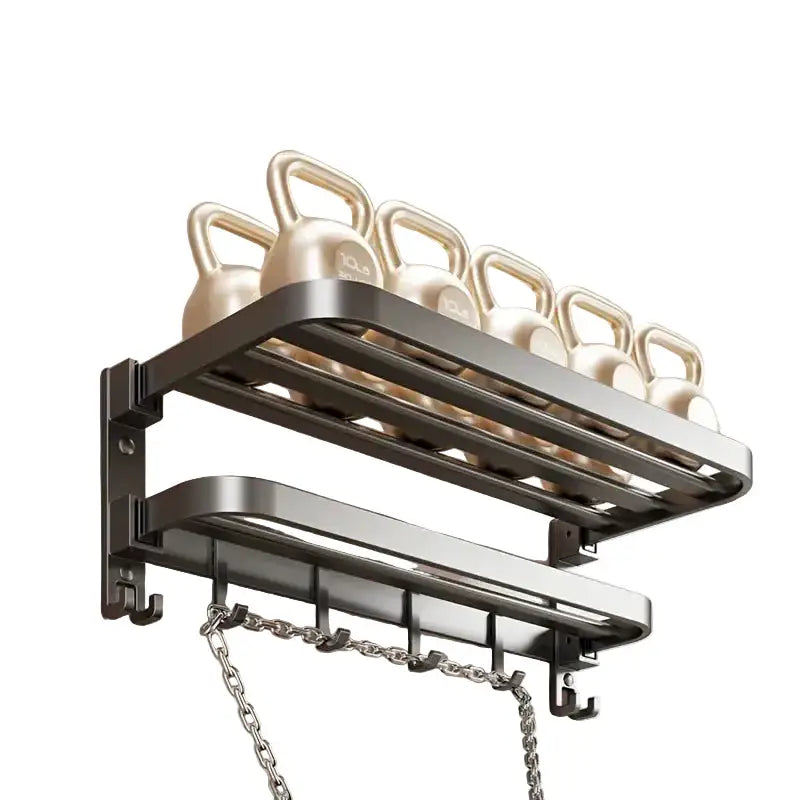 2-Layer Foldable RV Wall-Mount Towel Rack (different sizes available)