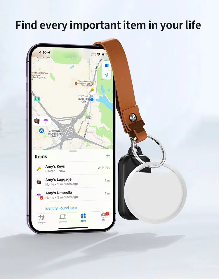 Mini GPS Tracker Air Tag Find My Compatible Smart Key Locator