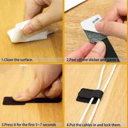 Reusable Nylon Cable Organizer Ties – 5/10/20PCS