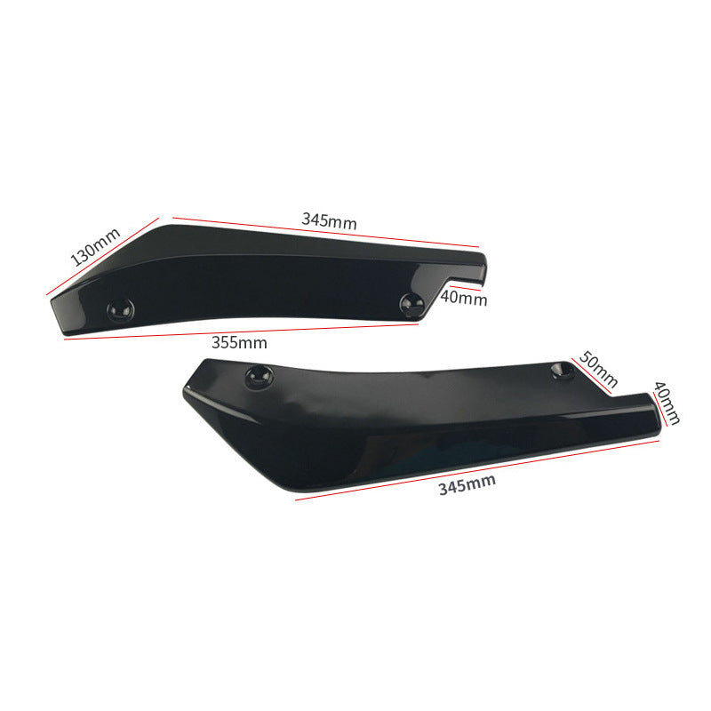 Car Rear Bumper Spoiler Lip