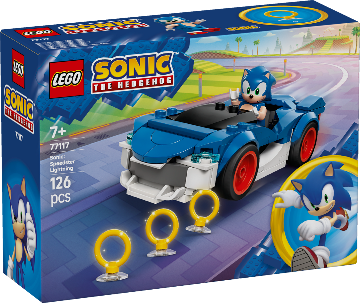 LEGO Sonic the Hedgehog: Sonic Speedster Lightning (77117)