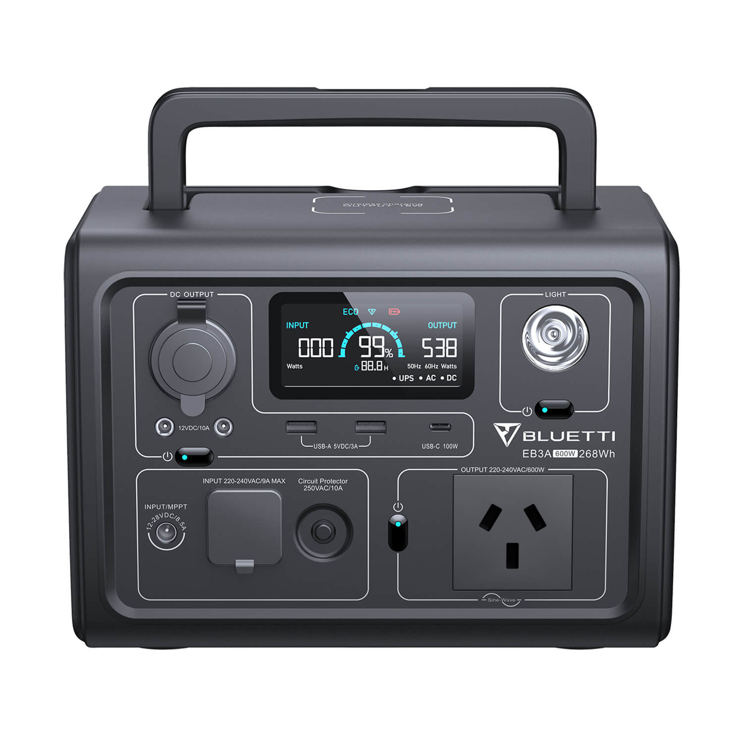 BLUETTI EB3A Portable Power Station - Actiontech