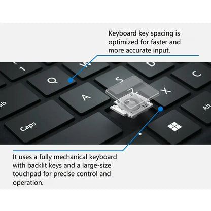 Colourways Bluetooth Magnetic Keyboard for Microsoft Surface Pro 8, 9, 10 & X with Pen Slot