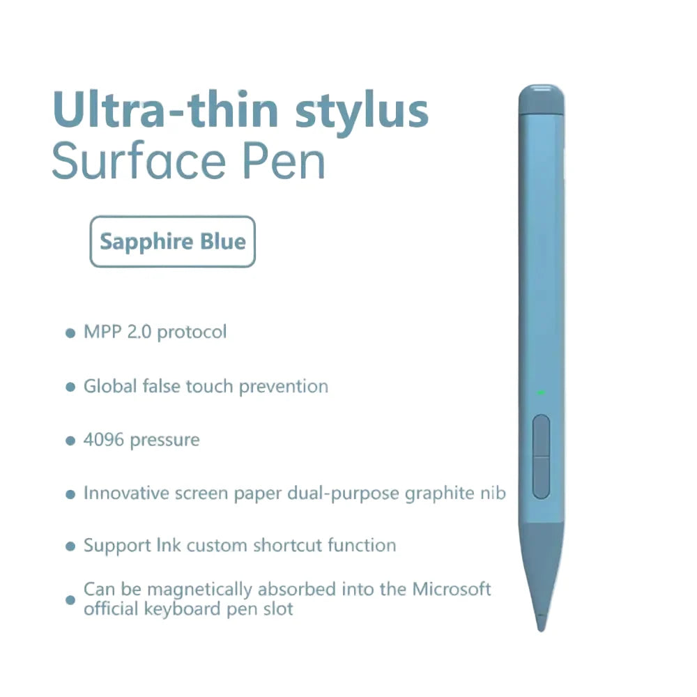 Colourways Bluetooth Magnetic Keyboard for Microsoft Surface Pro 8, 9, 10 & X with Pen Slot