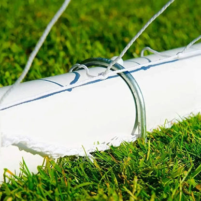 Heavy-Duty U-Shaped Galvanized Steel Trampoline Stakes