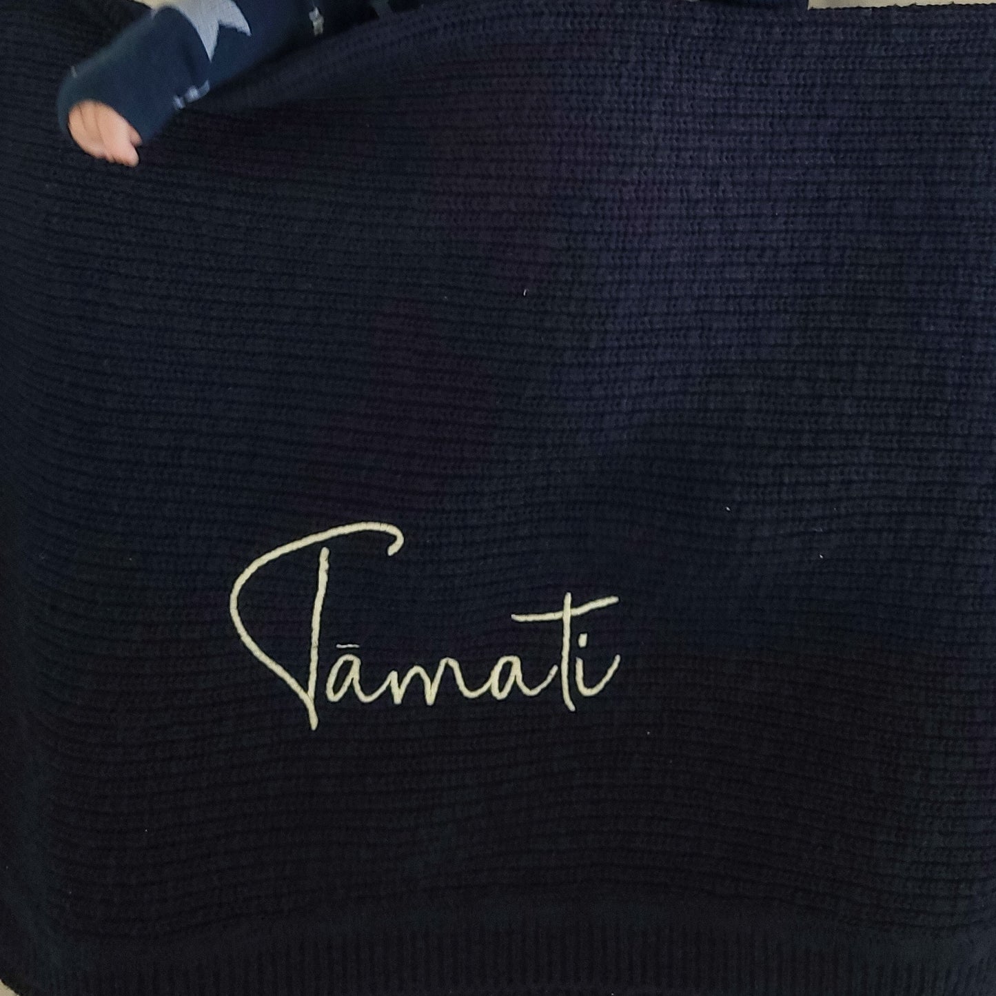 Knit Blanket - Midnight
