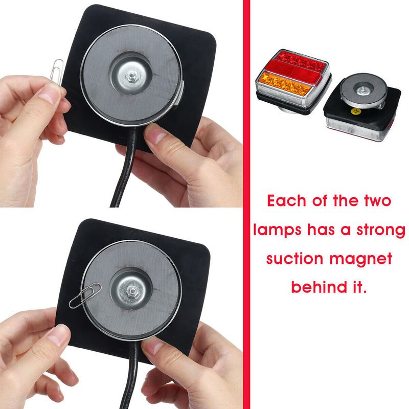 Magnetic LED Trailer Light Kit with 7 Pin Plug