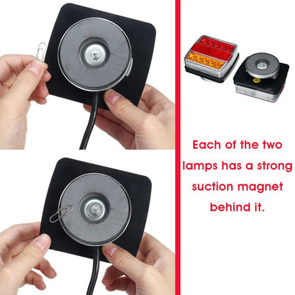 Magnetic LED Trailer Light Kit with 7 Pin Plug