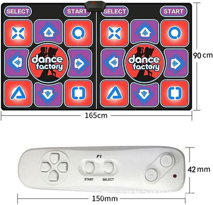 Double Dancing Mat Sports Fitness Games