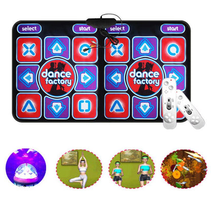 Double Dancing Mat Sports Fitness Games