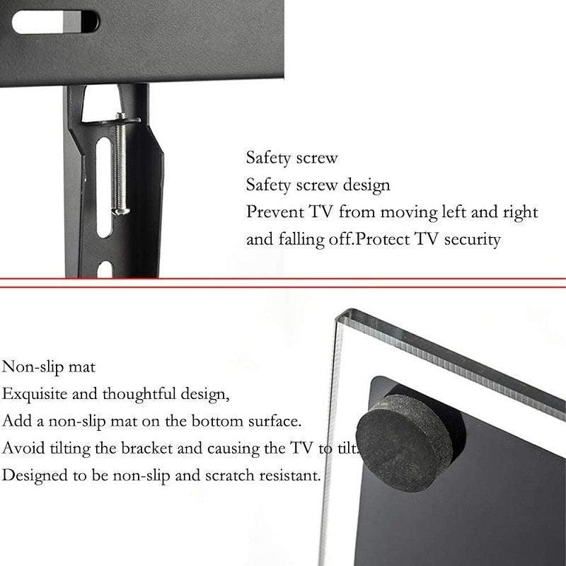 TV Stand Adjustable Universal LED LCD TV Stand 32-65"
