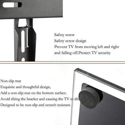 TV Stand Adjustable Universal LED LCD TV Stand 32-65"