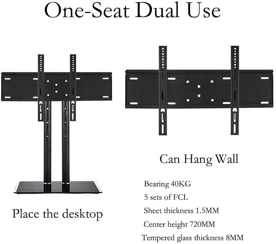 TV Stand Adjustable Universal LED LCD TV Stand 32-65"