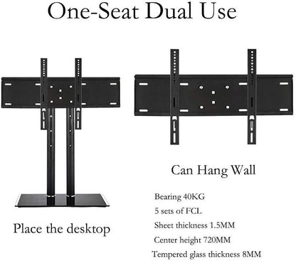 TV Stand Adjustable Universal LED LCD TV Stand 32-65"