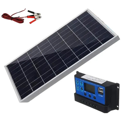 20W Outdoor Portable Solar Power Kit