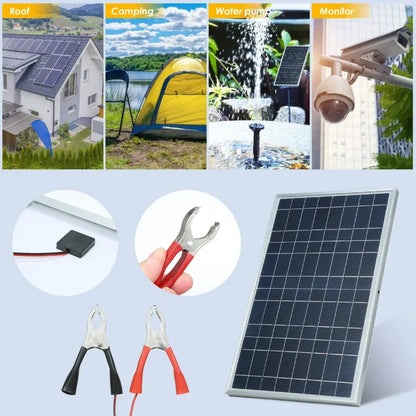 20W Outdoor Portable Solar Power Kit
