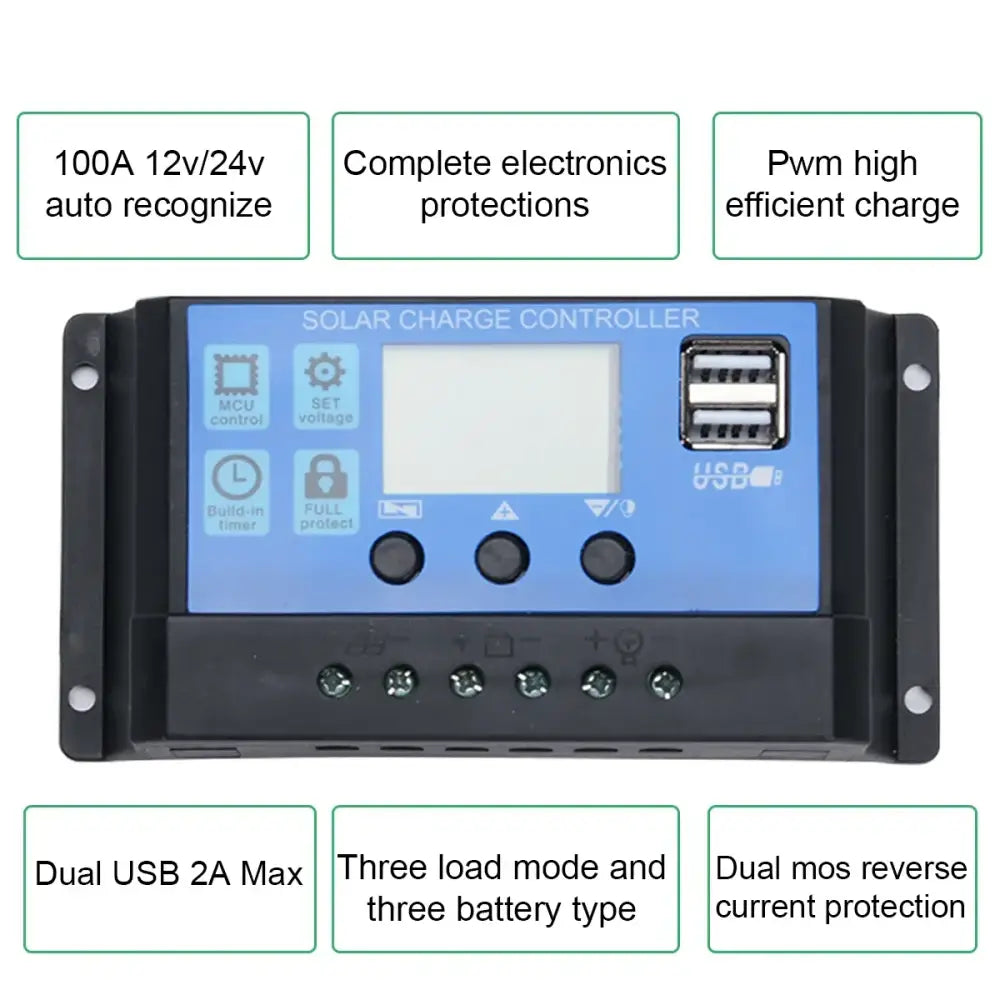 20W Outdoor Portable Solar Power Kit