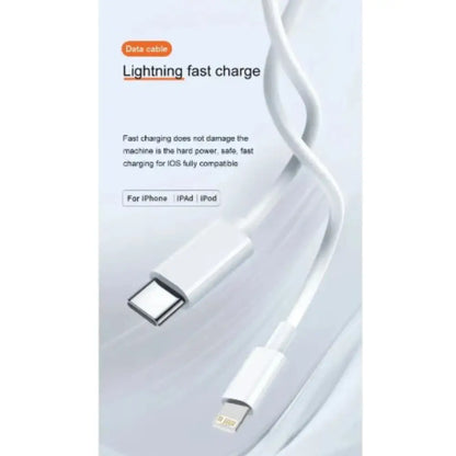 20W PD USB-C to Lightning Charger Cable for iPhone