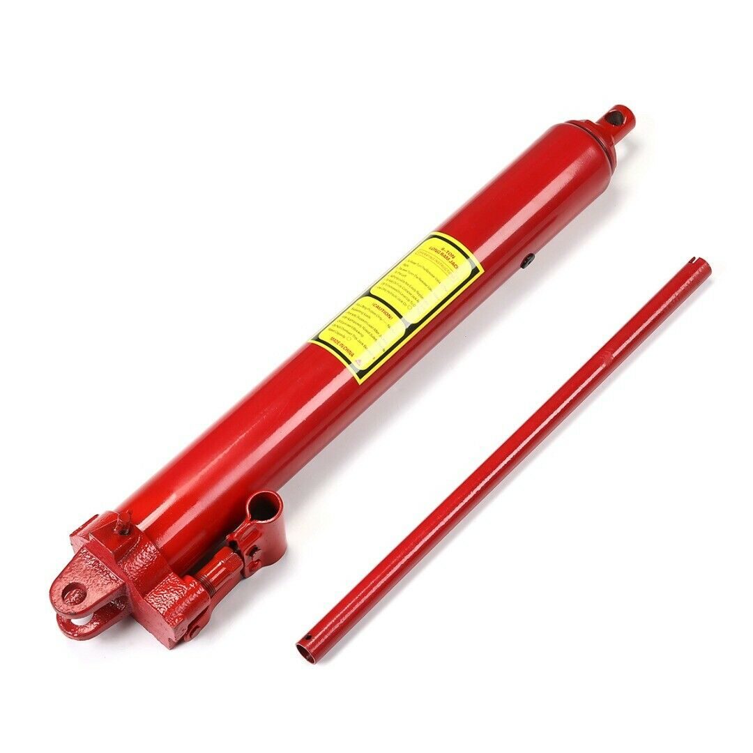 Hydraulic Long Ram Jack Manual Single Pump 8 Ton Engine Lift Cherry Picker - salelink.co.nz